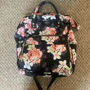 Lovevoom. Women’s Laptop Backpack. Floral Print.
